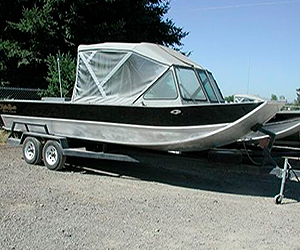 Sled Power Boat Windshield Model