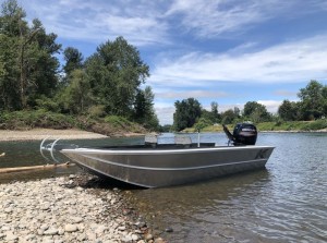 17′ x 60″ Jet Drifter Tiller Model – Rodger from Oregon City