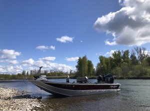 18′ x 72″ Koffler Special with Tiller Steer – Joe and Tracy’s boat